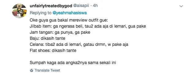 Nggak Mau Kalah sama Anak Horang Kayah, inilah 18 Review Outfit Ala Warganet Twitter. Irit, Beb~ 35