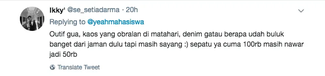 Nggak Mau Kalah sama Anak Horang Kayah, inilah 18 Review Outfit Ala Warganet Twitter. Irit, Beb~ 30