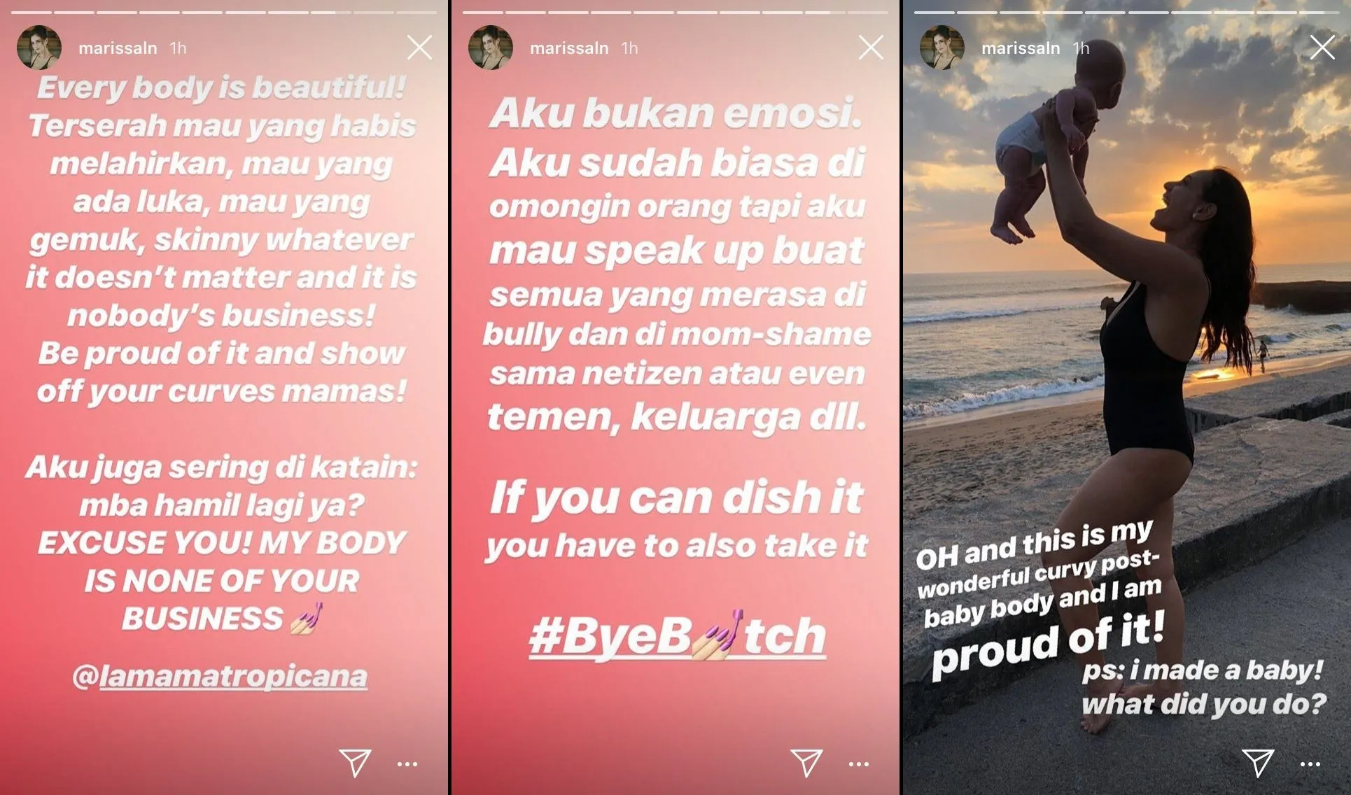 Tubuhnya Dibilang Melar, Marissa Nasution Permalukan Balik Seorang Warganet. Medsos Memang Kejam~ 7