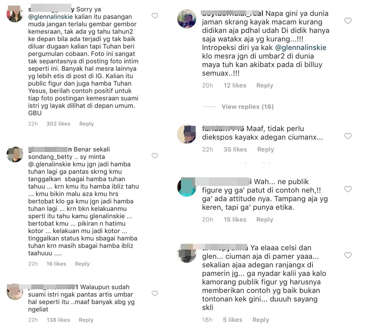 Unggah Foto Ciuman, Warganet Minta Chelsea-Glenn Nggak Pamer Kemesraan Meski Sudah Halal 5