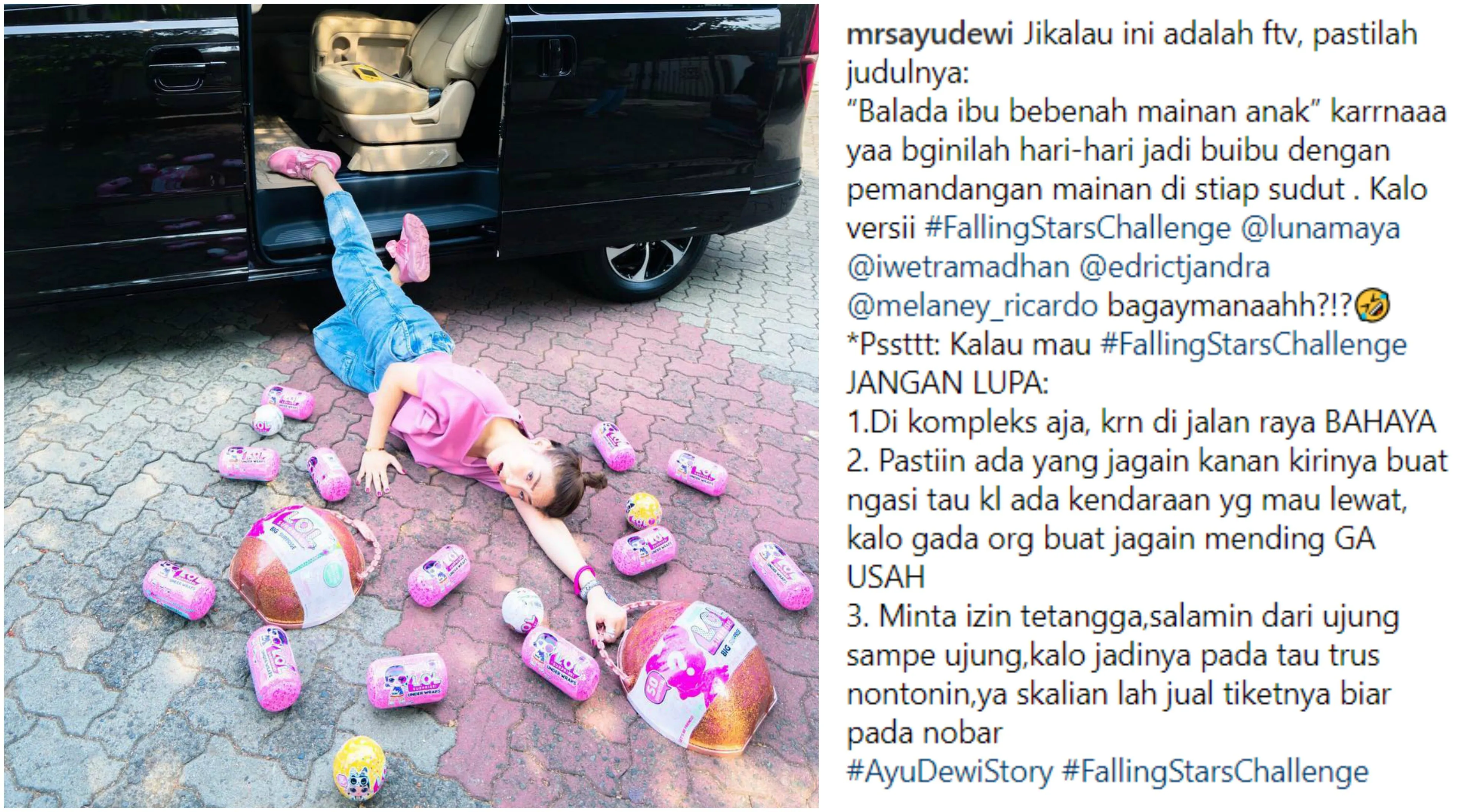 Lagi Rame Seleb #FallingStarsChallenge, Ketika Jatuh pun Harus Glamor. Eh, Tapi Ada yang Nelangsa sih :D 12