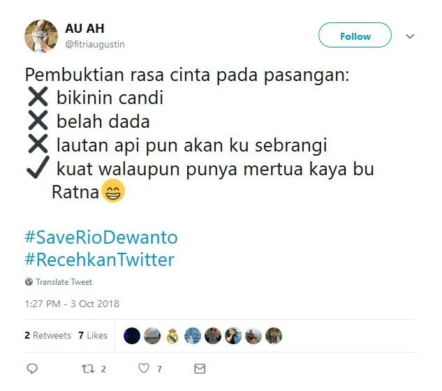 Bukan Bahas Ratna Sarumpaet, Warganet Malah Khawatir sama Menantunya. #SaveRioDewanto Jadi Viral 20