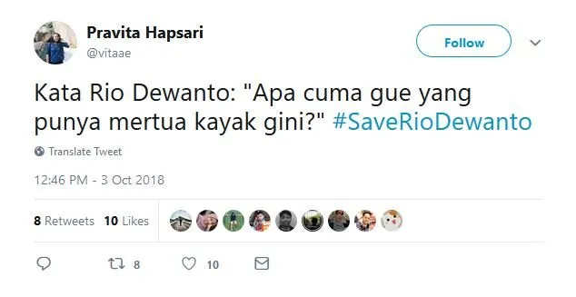 Bukan Bahas Ratna Sarumpaet, Warganet Malah Khawatir sama Menantunya. #SaveRioDewanto Jadi Viral 24