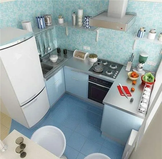 11 Ide Cara Menata Dapur Sempit Sederhana & Minimalis 16