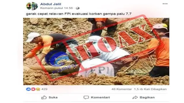 Mulai Dari #KebohonganRatna Sampai Kabar Gempa di Jakarta. Inilah 9 Berita Hoaks Minggu Ini 11