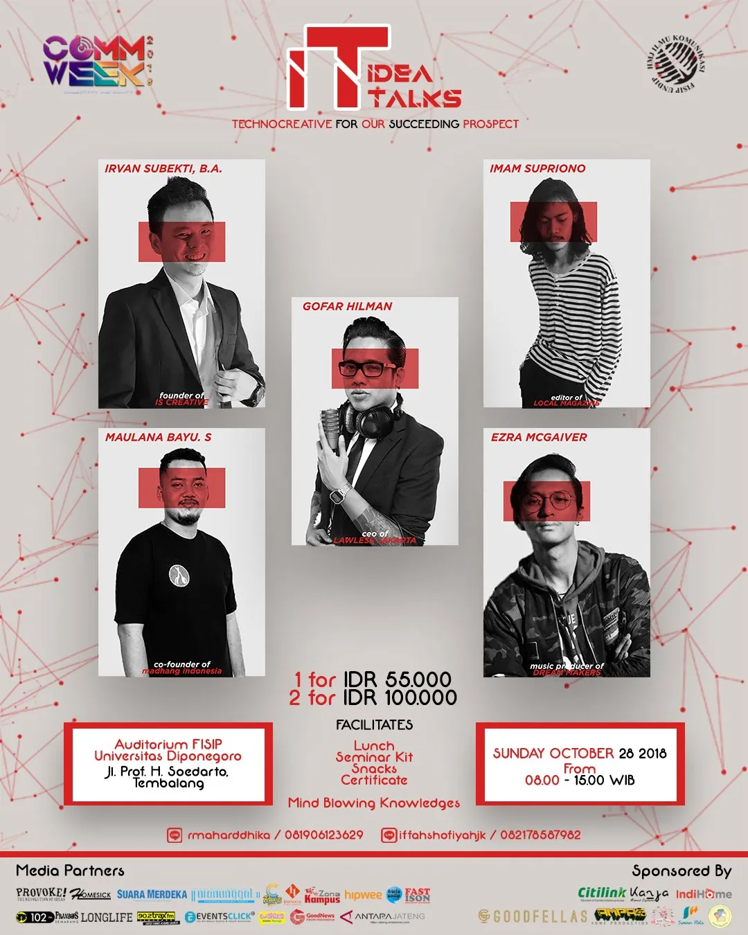 IdeaTalks 2018: Acara Kekinian yang Akan Mengupas Industri Kreatif di Era Millenial. Yuk Ikutan! 1