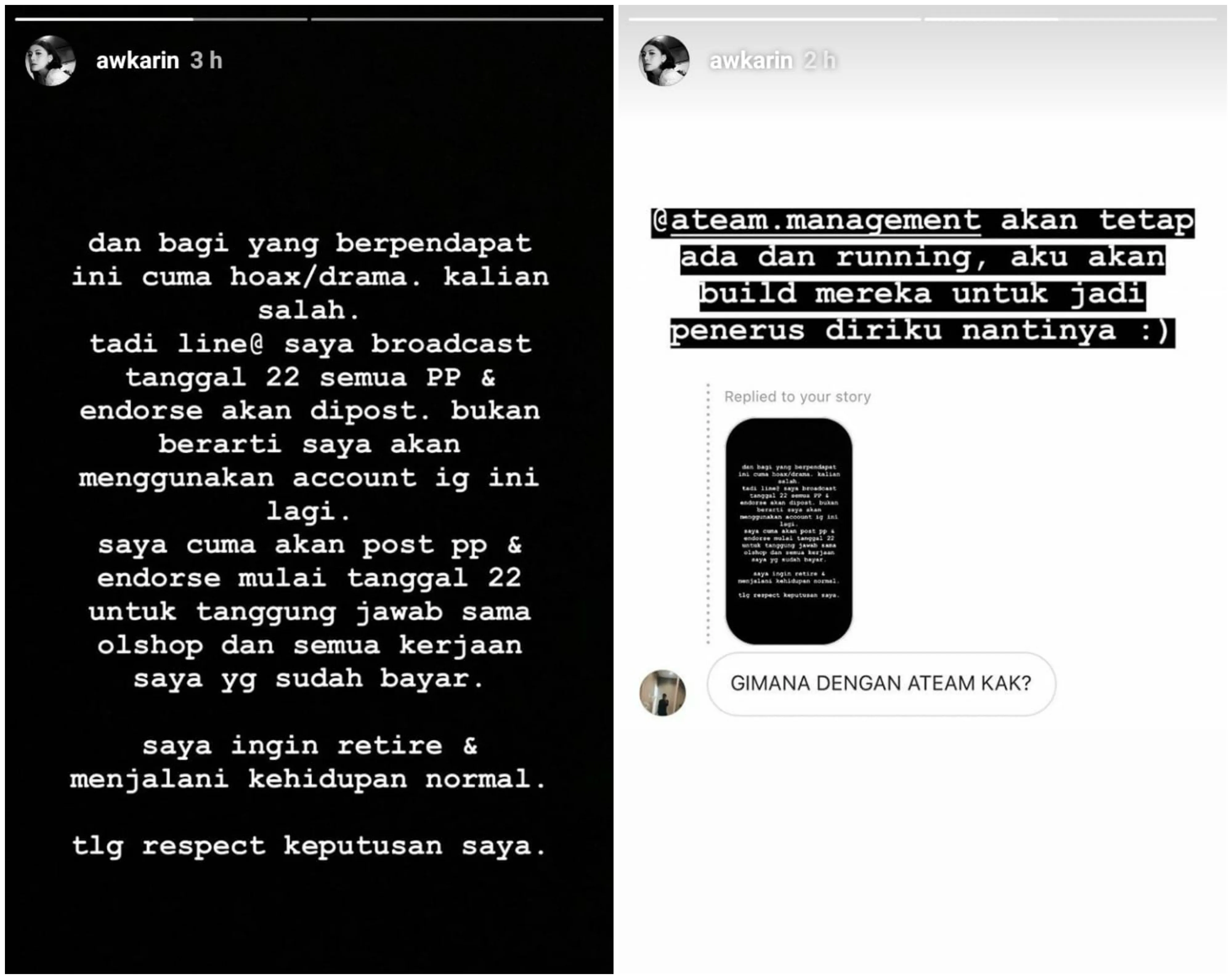 Awkarin Pensiun dari Instagram, Tapi 9 Prediksi Warganet Soal Keadaannya ini Justru Aneh-Aneh 11