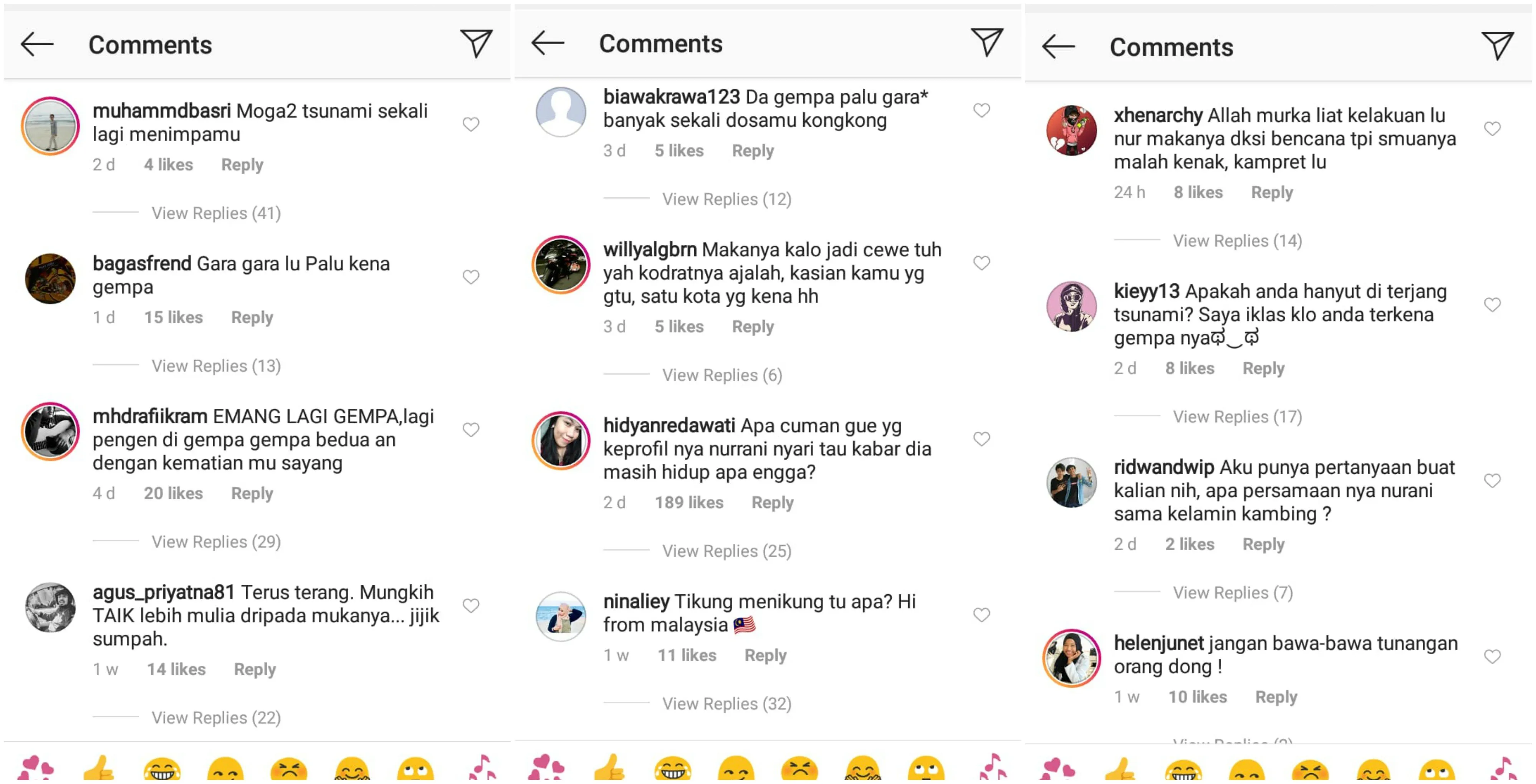 Bukannya Turut Berduka, Warganet Malah Bully Nurrani yang Terdampak Musibah di Palu. Kok Miris? 4