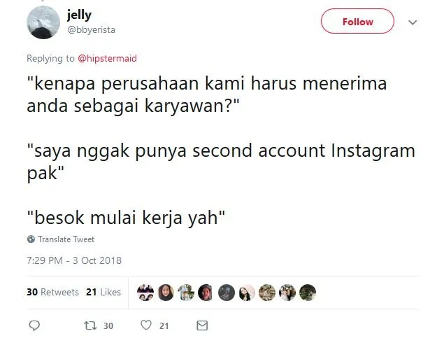 Kalau Warganet Jadi HRD, ini 13 Jawaban yang Bikin Kamu Lolos Interview dan Diterima Bekerja 17