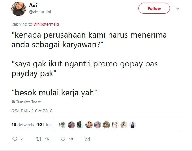 Kalau Warganet Jadi HRD, ini 13 Jawaban yang Bikin Kamu Lolos Interview dan Diterima Bekerja 21