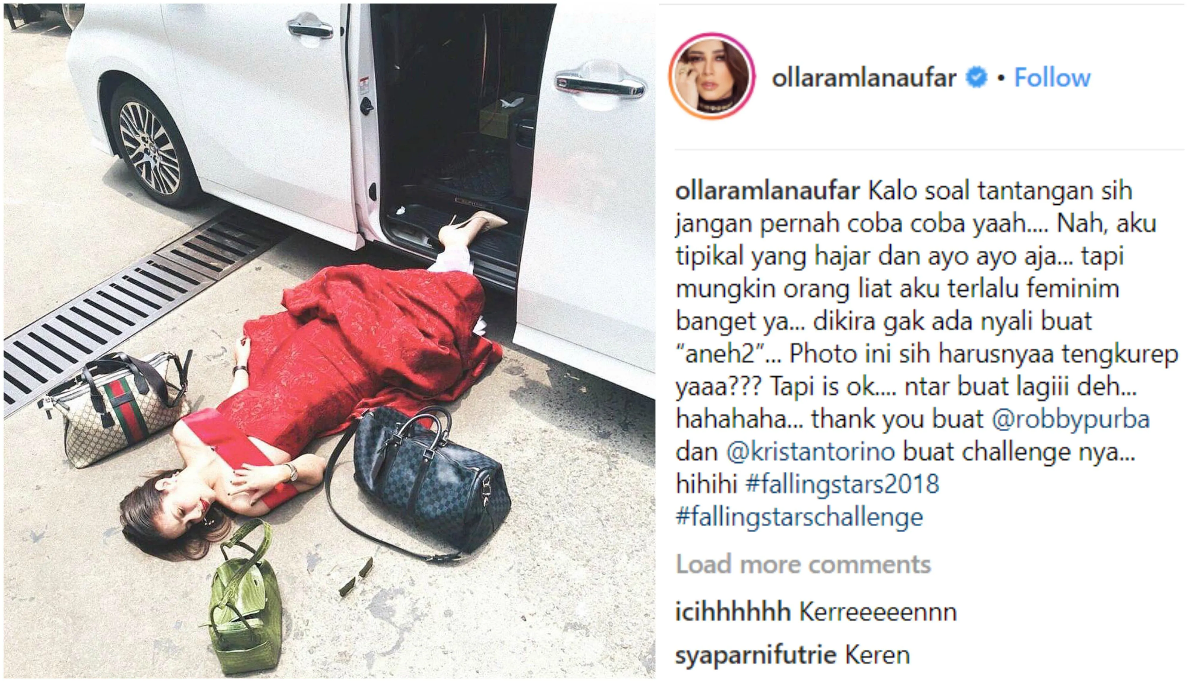 Lagi Rame Seleb #FallingStarsChallenge, Ketika Jatuh pun Harus Glamor. Eh, Tapi Ada yang Nelangsa sih :D 13