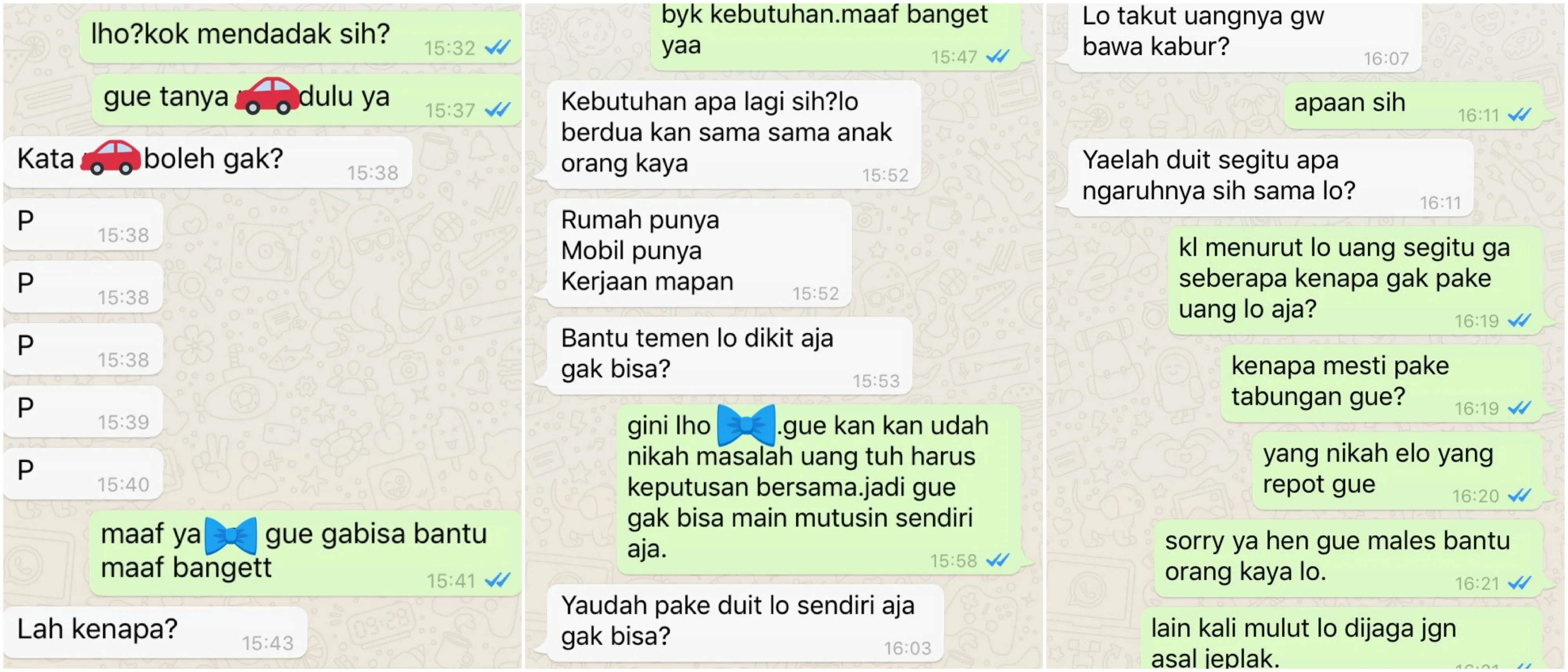 Beredar Chat Soal Cewek yang Ngutang buat Nikahan Tapi Nggak Tahu Aturan. Bikin Warganet Geregetan! 8