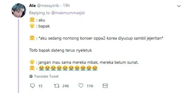 17 Percakapan Lucu sama Orangtua yang Pasti Pernah Kamu Alami. Chat Grup Keluarga sih Paling Kocak~ 29