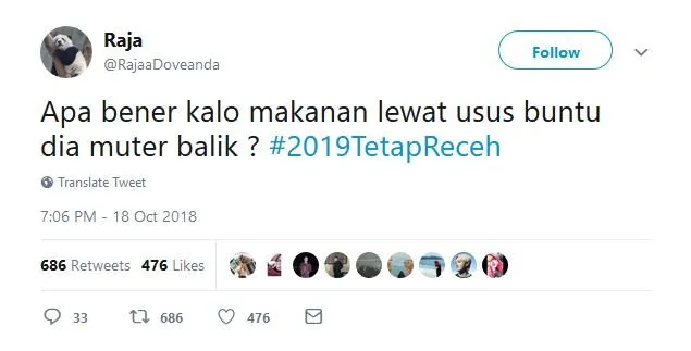17 Tweet #2019TetapReceh ini Bukti Bahwa Guyonan Harus Dipertahankan, Nggak Peduli Siapa Presidennya 22