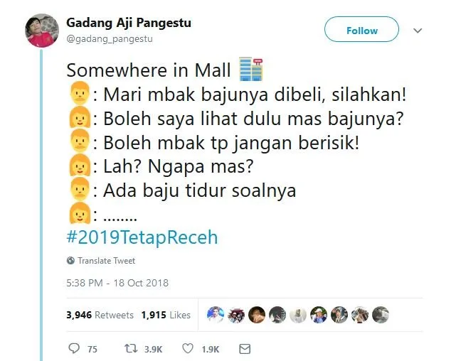 17 Tweet #2019TetapReceh ini Bukti Bahwa Guyonan Harus Dipertahankan, Nggak Peduli Siapa Presidennya 20