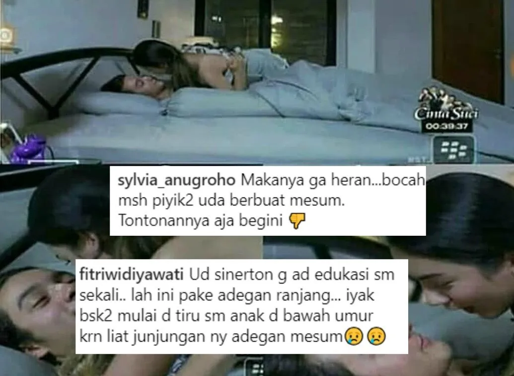 Dianggap Nggak Mendidik, Warganet Kritik Sinetron TV yang Tampilkan Adegan Ranjang