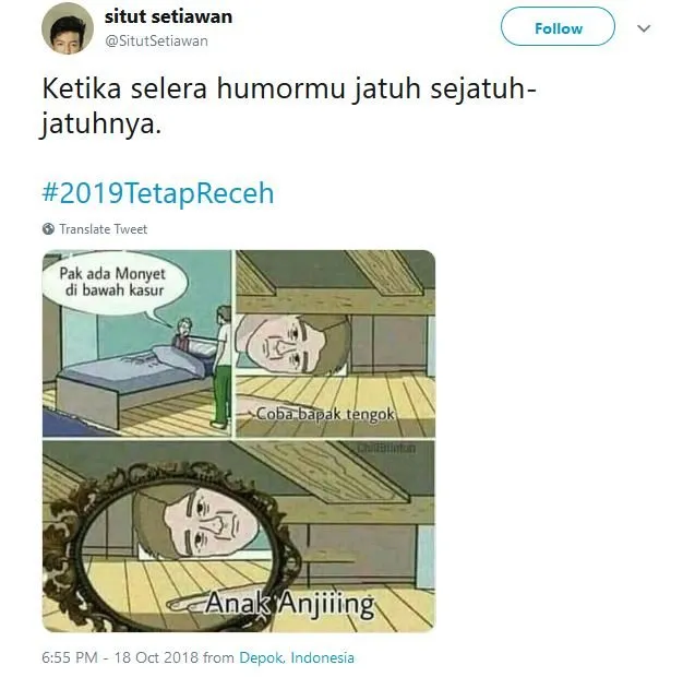 17 Tweet #2019TetapReceh ini Bukti Bahwa Guyonan Harus Dipertahankan, Nggak Peduli Siapa Presidennya 28