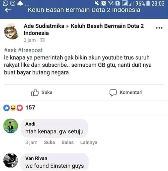 Selain Bikin Akun YouTube untuk Bayar Utang Negara, 10 Usulan Kocak ini Kayaknya Agak Logis deh 11