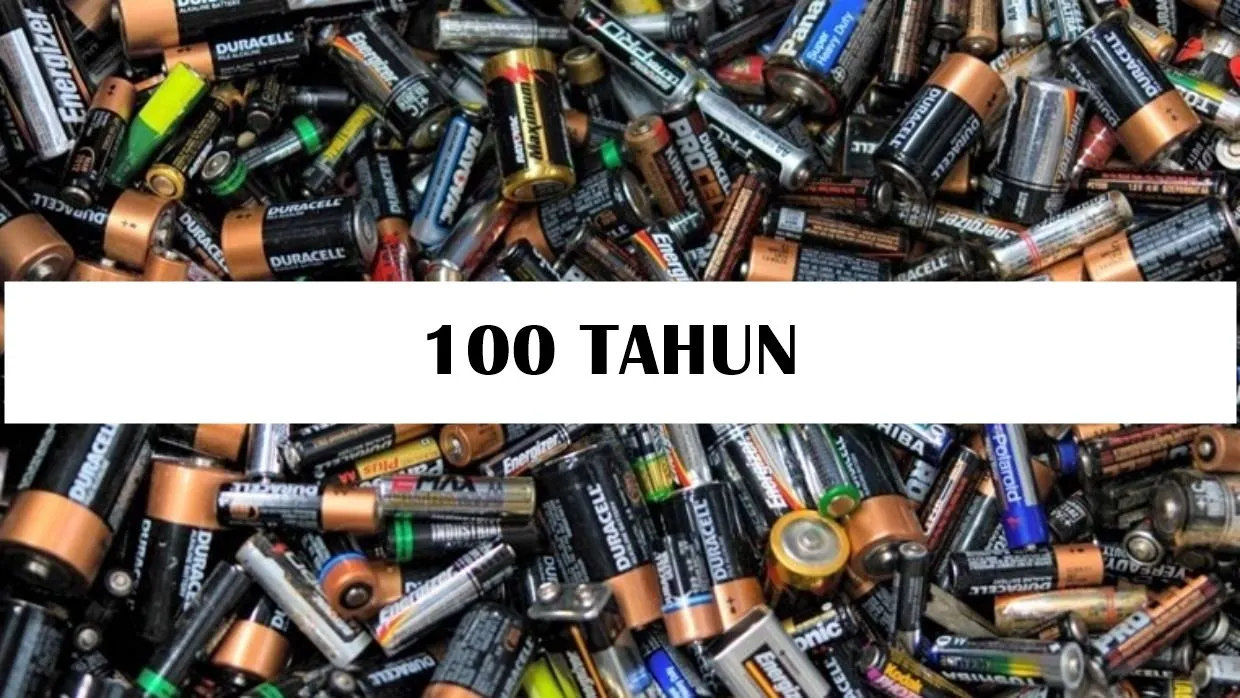 12 Jenis Sampah dan Lama Waktu untuk Terurai 19