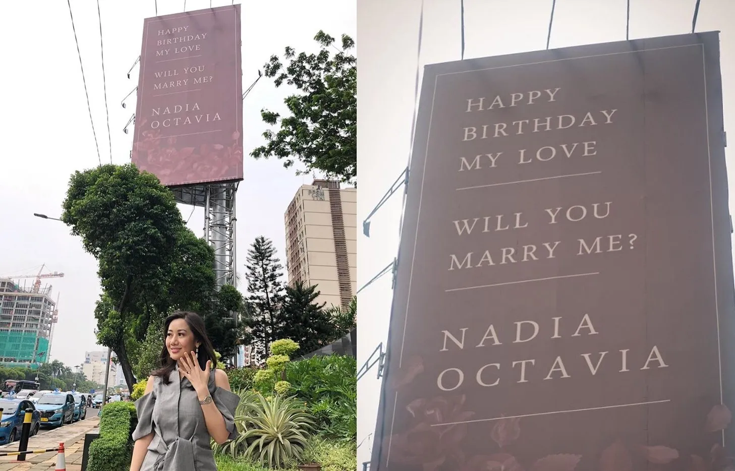 Foto Cewek Dilamar Pakai Billboard Jadi Viral, Warganet: Kasihan Finansial Cowok yang Pas-Pasan~ 5