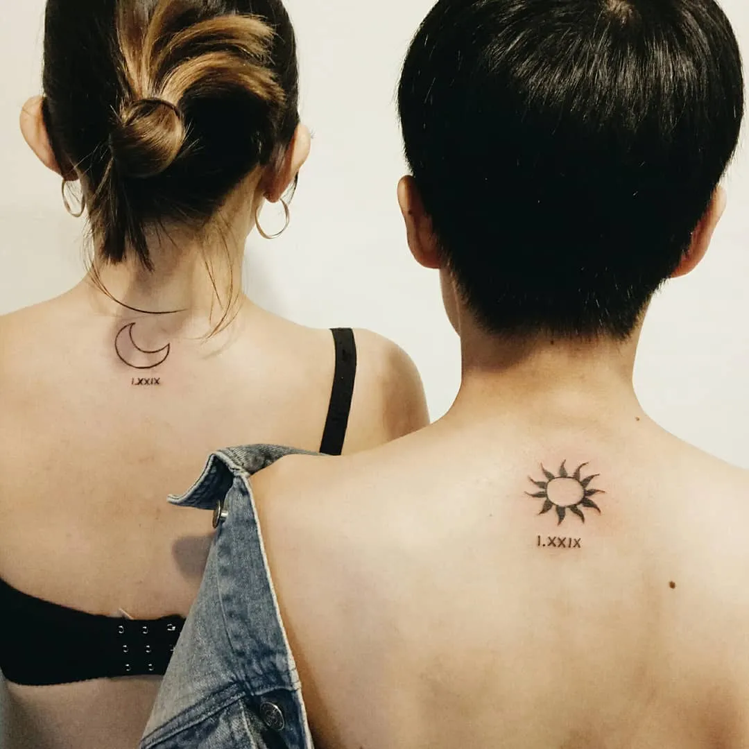 16 Gambar Tato Kecil Simple Keren untuk Couple 26