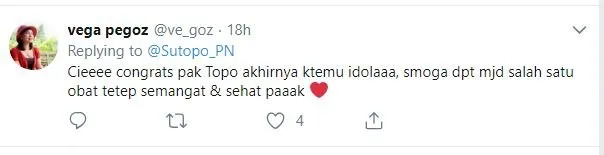 Akhirnya Doa dalam Tagar #RaisaMeetSutopo Terwujud. Bahagianya Sutopo, Bahagianya Warganet Juga :
