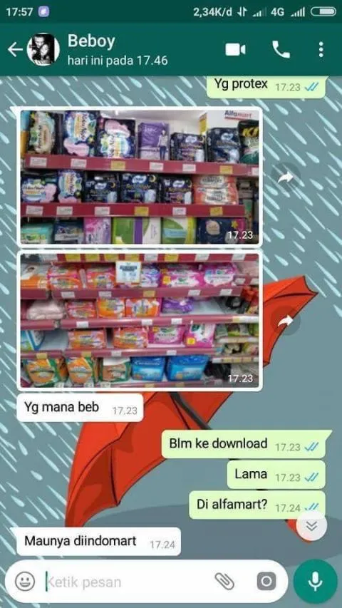 Rela Bolak-Balik Demi Temukan Pembalut buat Ceweknya, Begini nih Ciri Calon Suami Idaman! 14