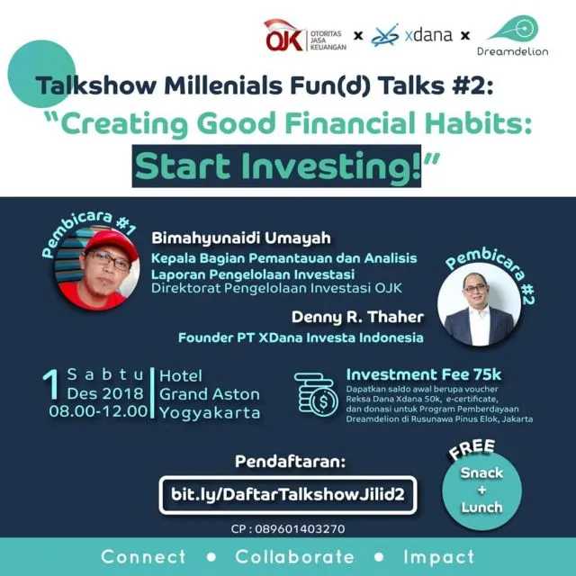 Ngobrol Asyik Soal Investasi Dini di Millenials Fun(d) Talks #2. Semua Akan Dibahas Sama Ahlinya! 1