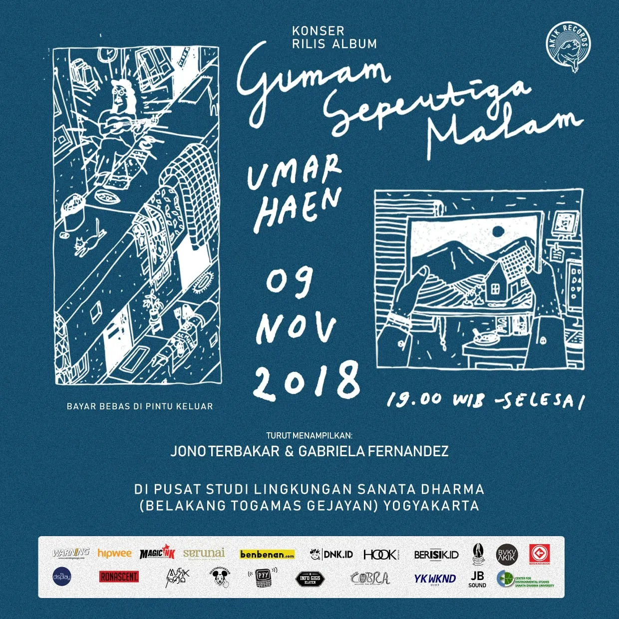 Siap-siap Yogyakarta! Gumam Sepertiga Malam, Album Pertama Umar Haen Akan Dirilis Sebentar Lagi 2