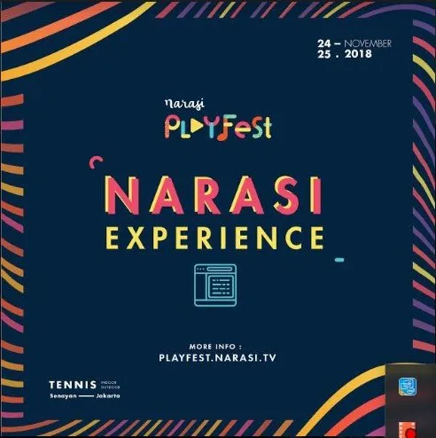 Narasi Playfest 2018 Siap Digelar. Rugi Deh Kalau Millennials Sepertimu Nggak Datang! 1