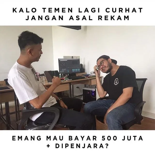 Warganet Ingatkan 16 Hal ini Kalau Kamu Nggak Pengen Dipenjara 6 Bulan dan Denda 500 Juta. Bahaya~ 17