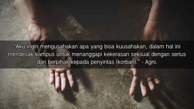 Setahun Berlalu, Kasus Pemerkosaan Mahasiswi UGM Terkuak ke Publik. Ini 6 Fakta yang Perlu Kamu Tahu 13
