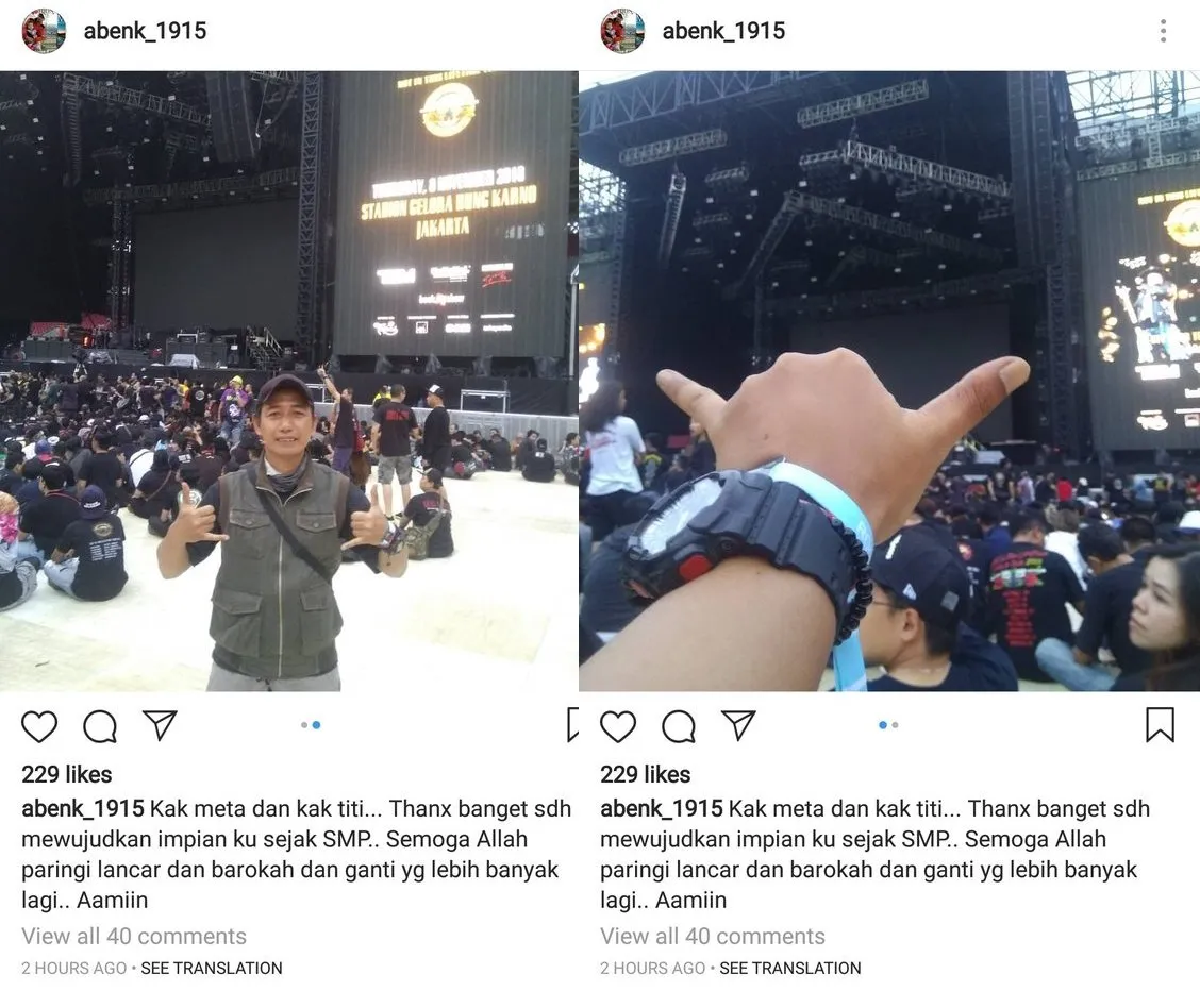 Uang Nggak Cukup buat Beli Tiket Guns N' Roses, Abang Ojol ini Justru Dapat Gratis Berkat Penumpang! 7