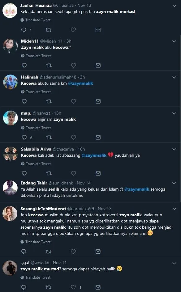 Selama ini Dianggap Beragama Islam, Zayn Malik: