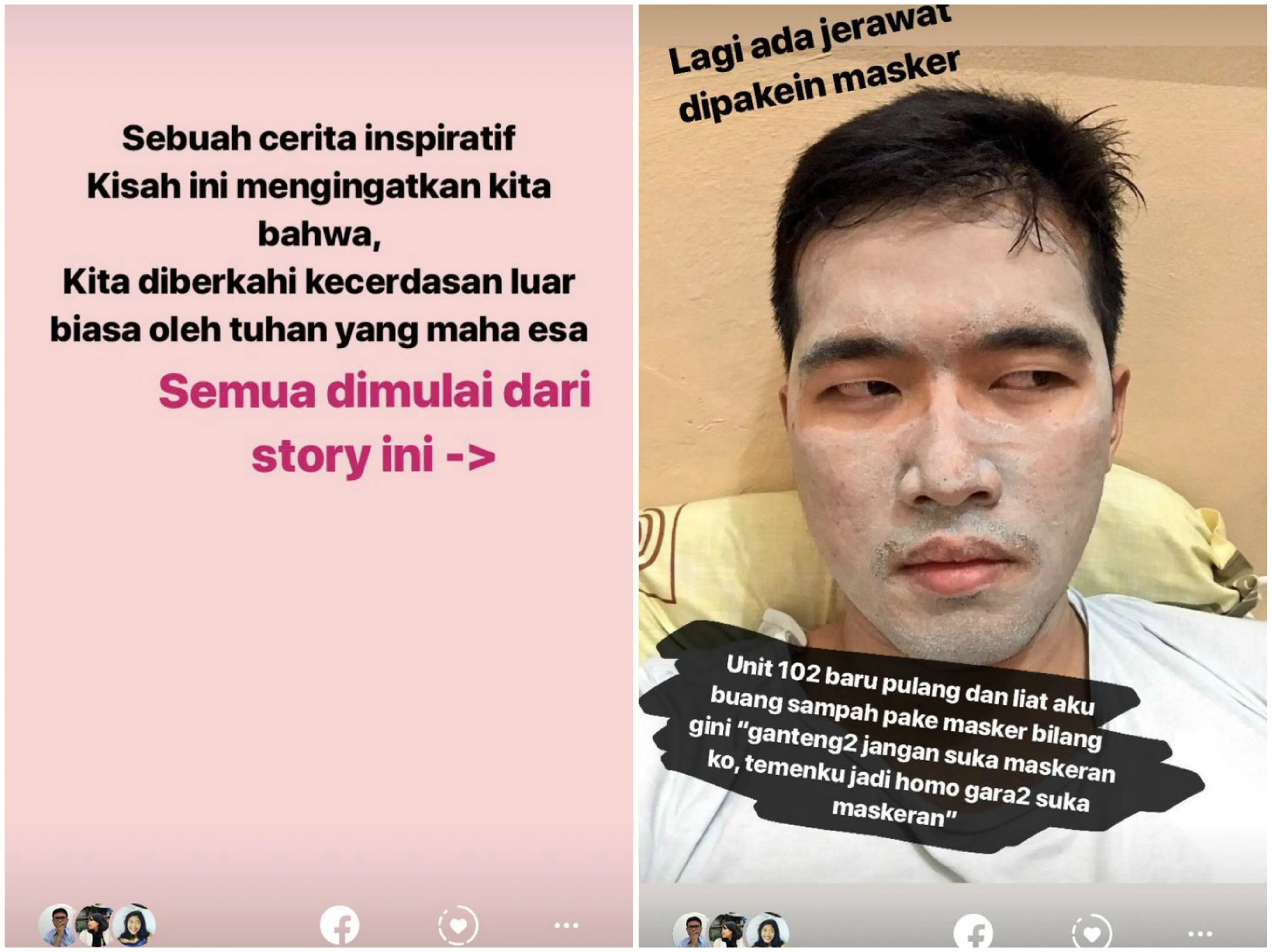 Hanya karena Maskeran, Cowok ini Diserang Warganet. Katanya: