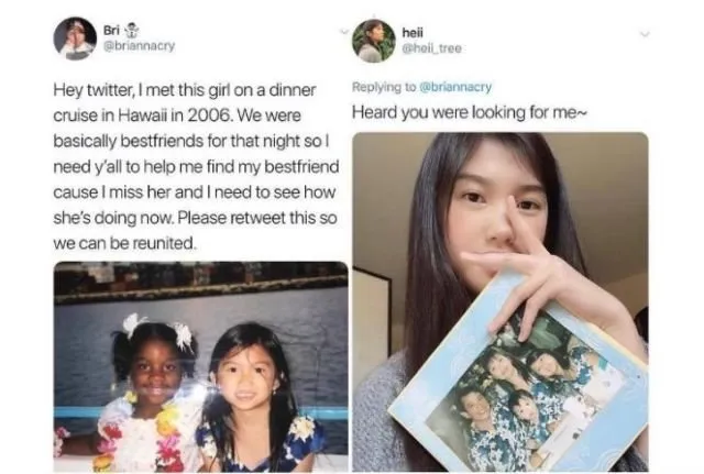 Kebaikan dari Media Sosial Membuat Gadis Ini Berhasil Reuni dengan Teman Masa Kecilnya 9