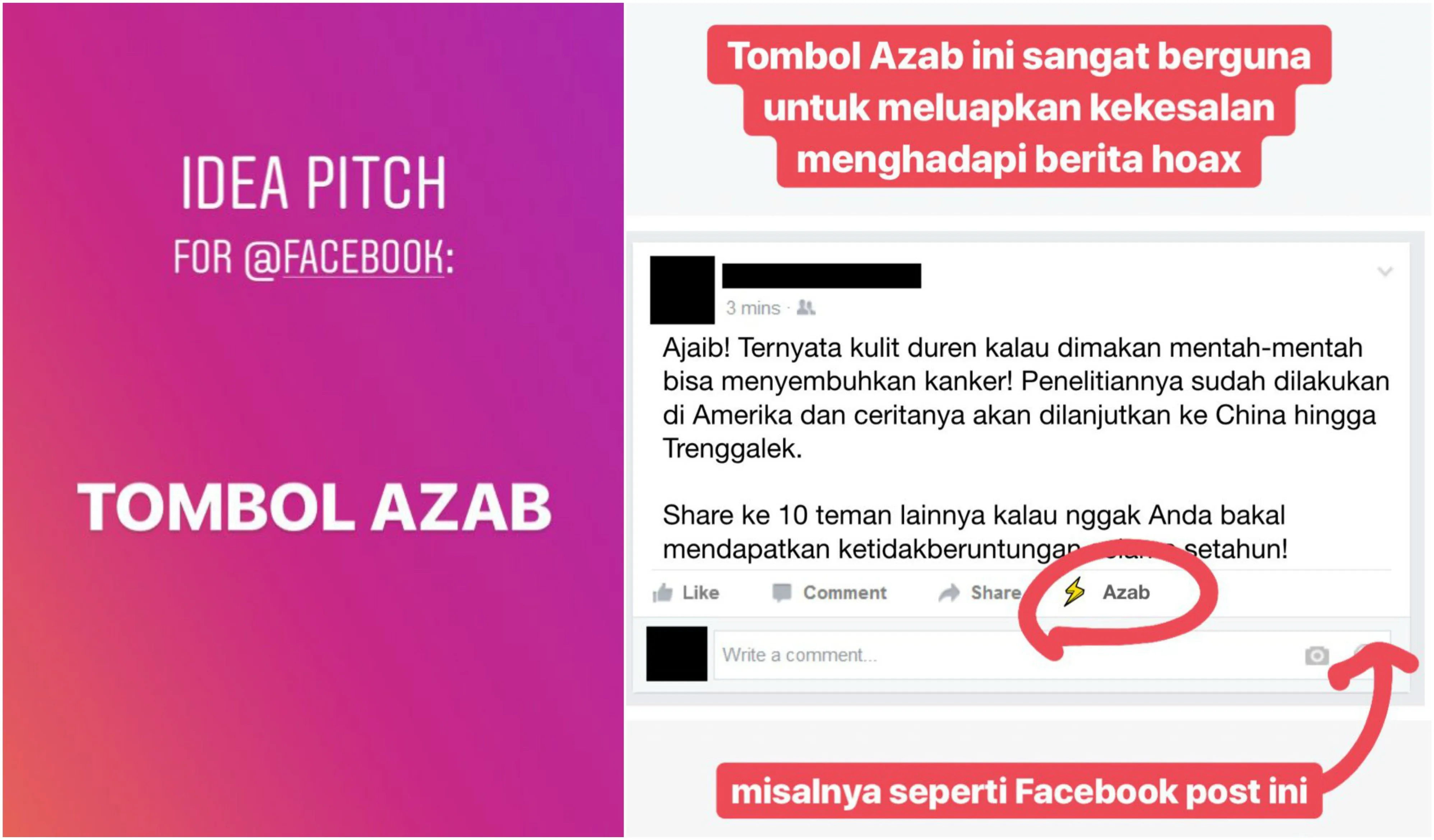 Usulkan Tombol Azab di Laman Facebook, Warganet Sambut Baik Rencana ini. Biar Anti-Hoaks dan Halu! 5