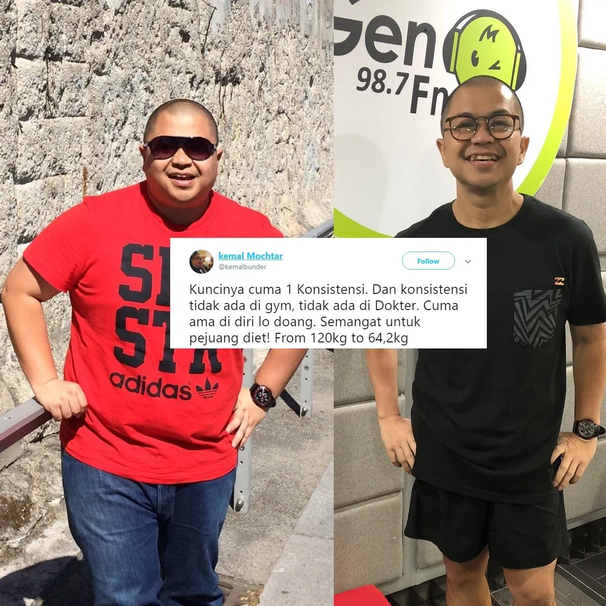 Diet Bagi Cowok Itu Nggak Mustahil. 10 Orang Ini Berbagi Tips dan Foto Sebelum & Sesudah Berhasil 11