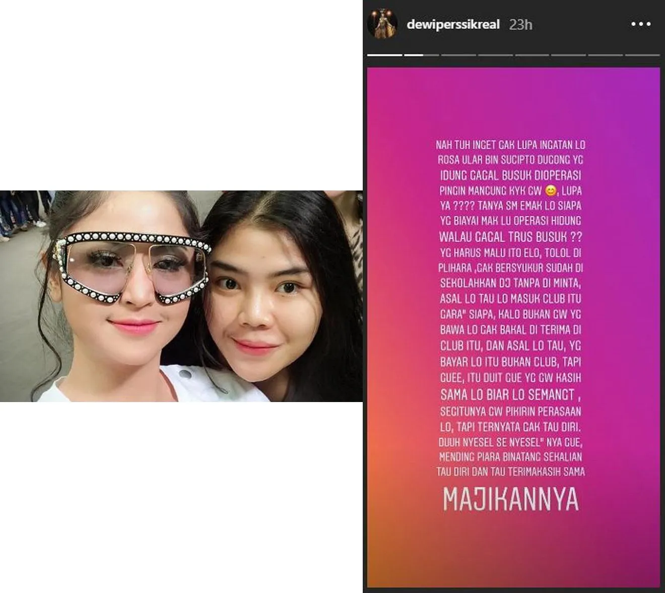 Lagu Keponakan Dewi Perssik Dulang Dislike Puluhan Ribu, Bukti Bahwa Publik Udah Jengah sama Sensasi 6