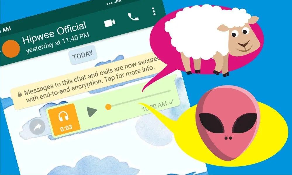 Cara Mengubah Suaramu Menjadi Suara Domba, Hantu, atau Alien. Kirim Pesan Whatsapp Jadi Makin Keren!