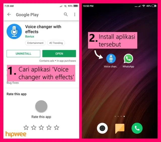 Cara Mengubah Suaramu Menjadi Suara Domba, Hantu, atau Alien. Kirim Pesan Whatsapp Jadi Makin Keren! 6