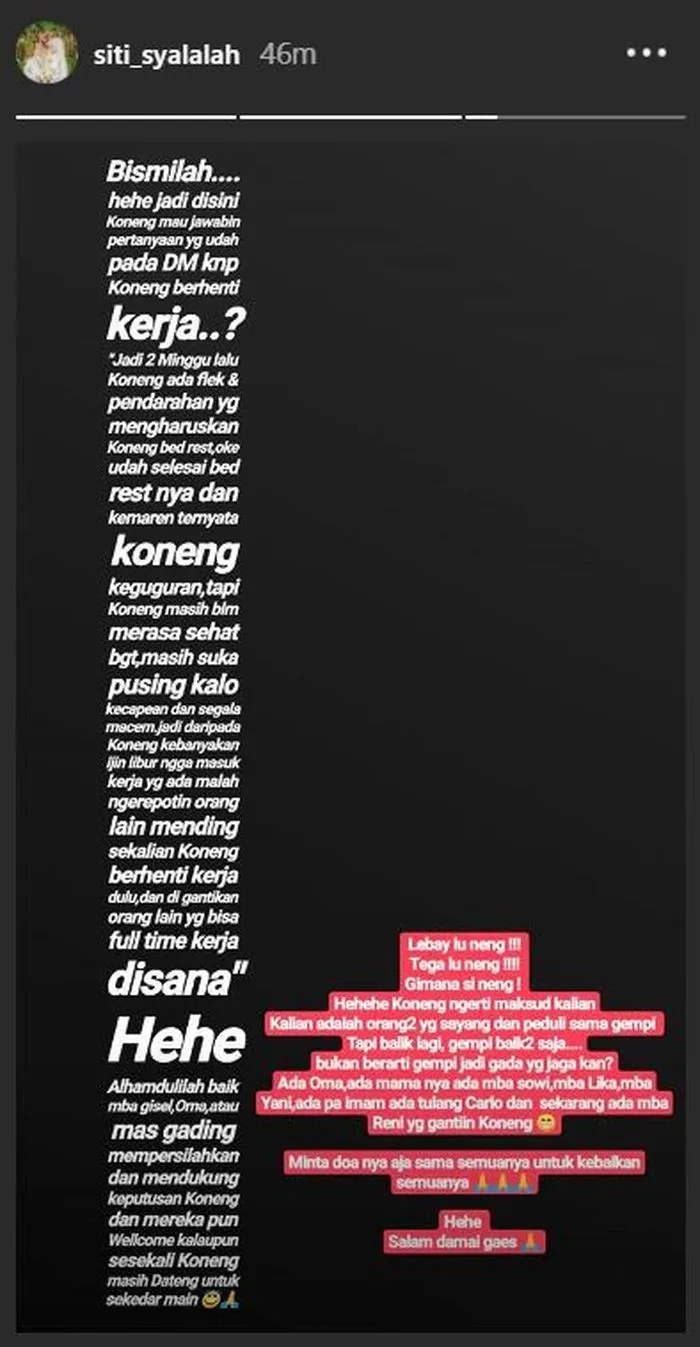 Putuskan Nggak Lagi Mengasuh Gempi, Koneng Beri Klarifikasi buat Warganet yang Sedih dan Kecewa 5