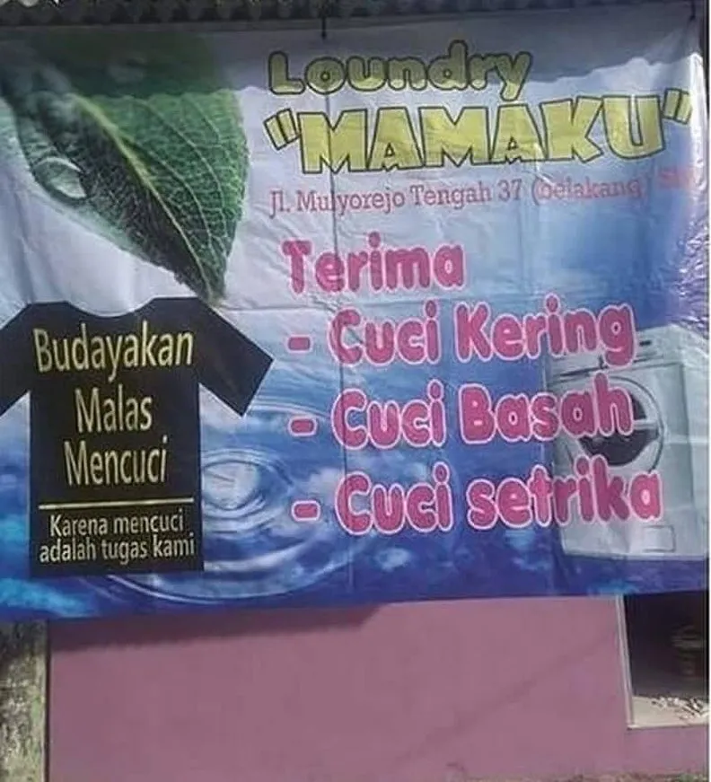 Bukannya Kasih Petunjuk, 17 Spanduk dan Tulisan ini Malah Bikin yang Baca Kebingungan. Ngelawak nih~ 32
