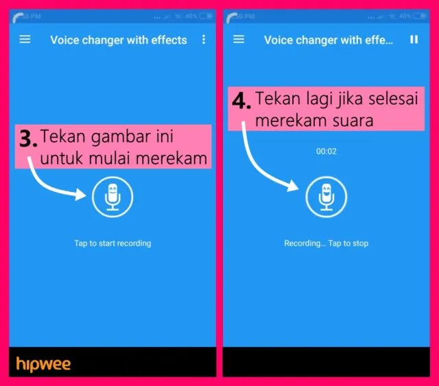 Cara Mengubah Suaramu Menjadi Suara Domba, Hantu, atau Alien. Kirim Pesan Whatsapp Jadi Makin Keren! 8