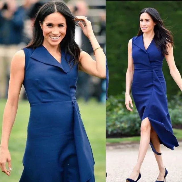 Deretan Outfit Meghan Markle Selagi Hamil Muda. Gemas Deh Kelihatan Baby Bump-nya 23