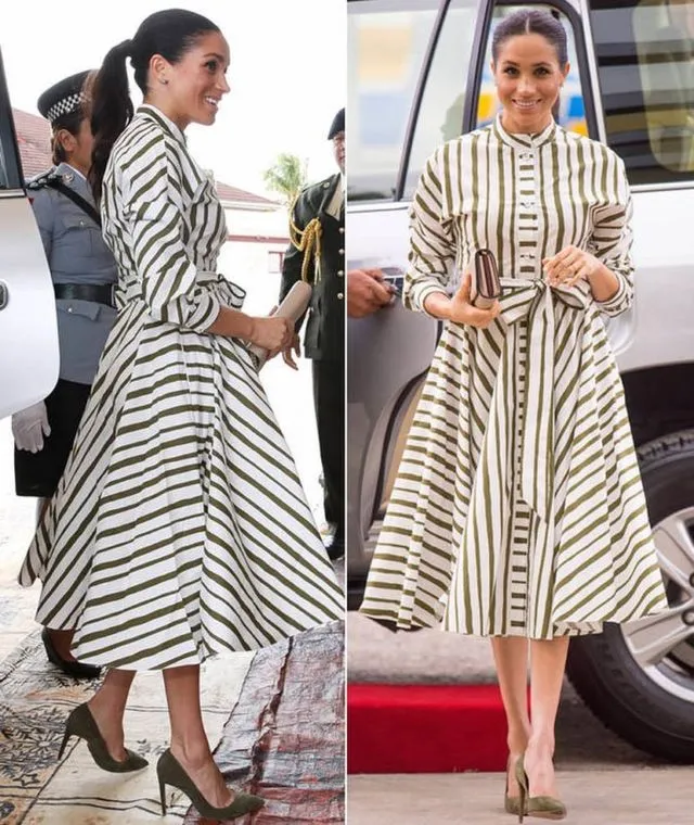 Deretan Outfit Meghan Markle Selagi Hamil Muda. Gemas Deh Kelihatan Baby Bump-nya 32