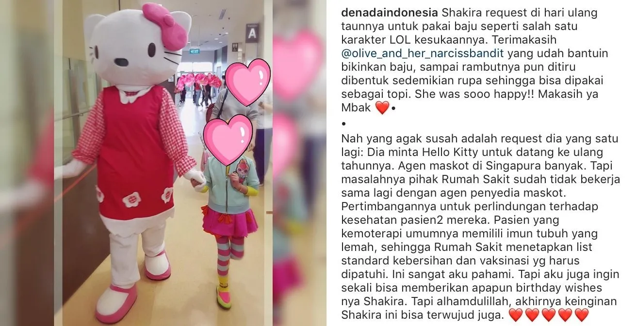 Demi Wujudkan Impian sang Anak, Denada Rela Diam-Diam Jadi Badut di Perayaan Ultah Shakira. Terharu~ 6