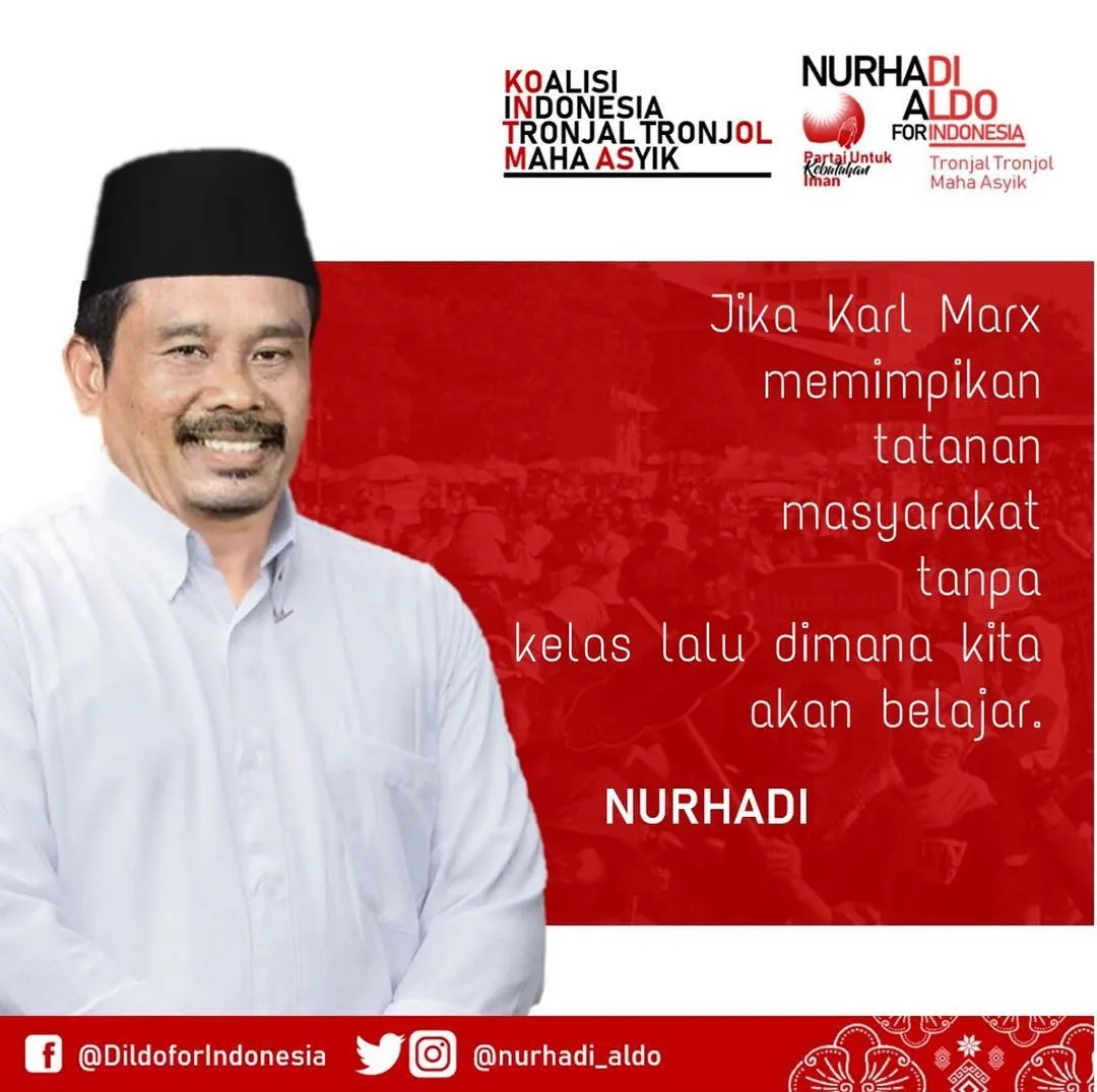 10 Kutipan Ngawur Maha Asyik dari Paslon Fenomenal Nurhadi-Aldo. Jadi Kamu Bakal Coblos yang Mana? 18