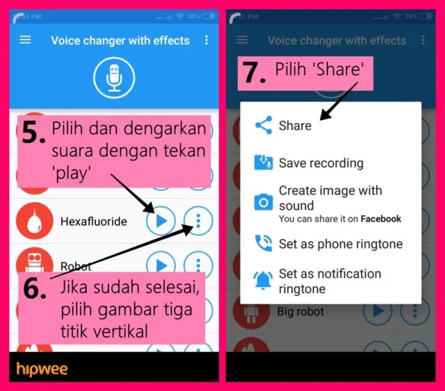 Cara Mengubah Suaramu Menjadi Suara Domba, Hantu, atau Alien. Kirim Pesan Whatsapp Jadi Makin Keren! 9