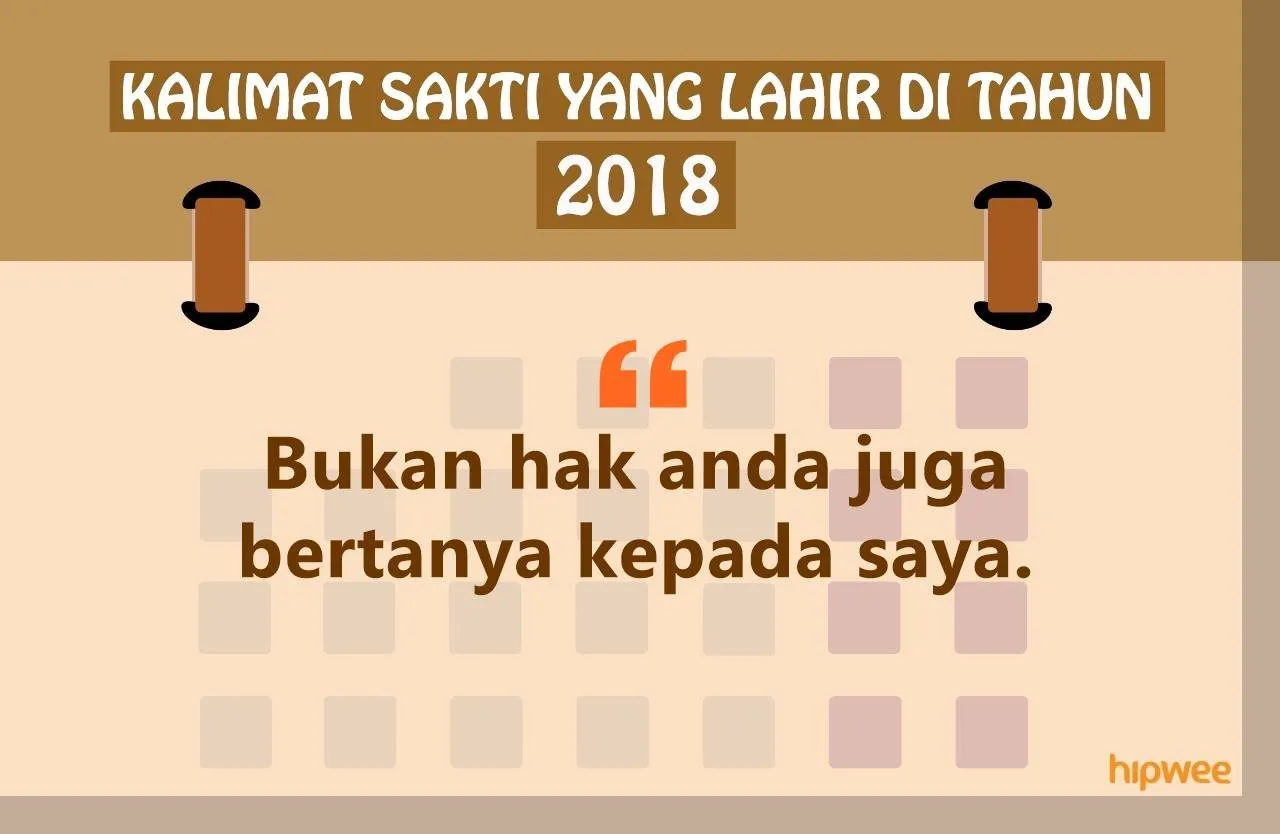 12 Kalimat Paling Kerad Sepanjang Tahun 2018. Senjata Warganet Kalau Nulis di Kolom Komentar nih! 22